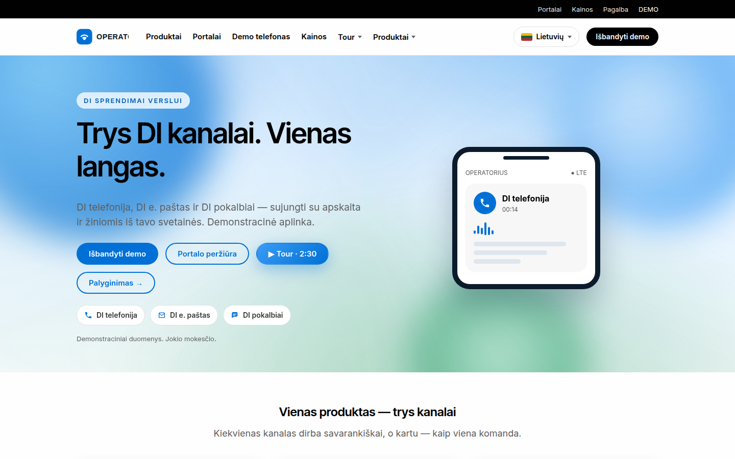 Naršyklės telefonas — išbandyk skambutį be aparato